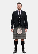 Traditional_Black_Shadow_Tartan_Kilt_and_Argyle_Jacket_Kilt_Outfits_front_image