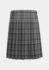 Traditional_Black_Shadow_Tartan_kilt_back_image_with_pleated_design_and_adjustable_buckles_for_men