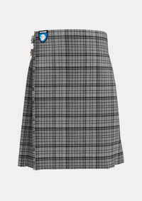Traditional_Black_Shadow_Tartan_kilt_front_image_with_pleated_design_and_adjustable_buckles_for_men
