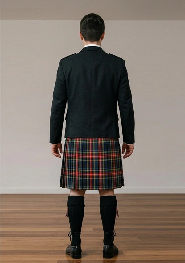 Traditional_Black_Stewart_tartan_Kilt_and_Argyle_Jacket_Kilt_Outfit_back_image
