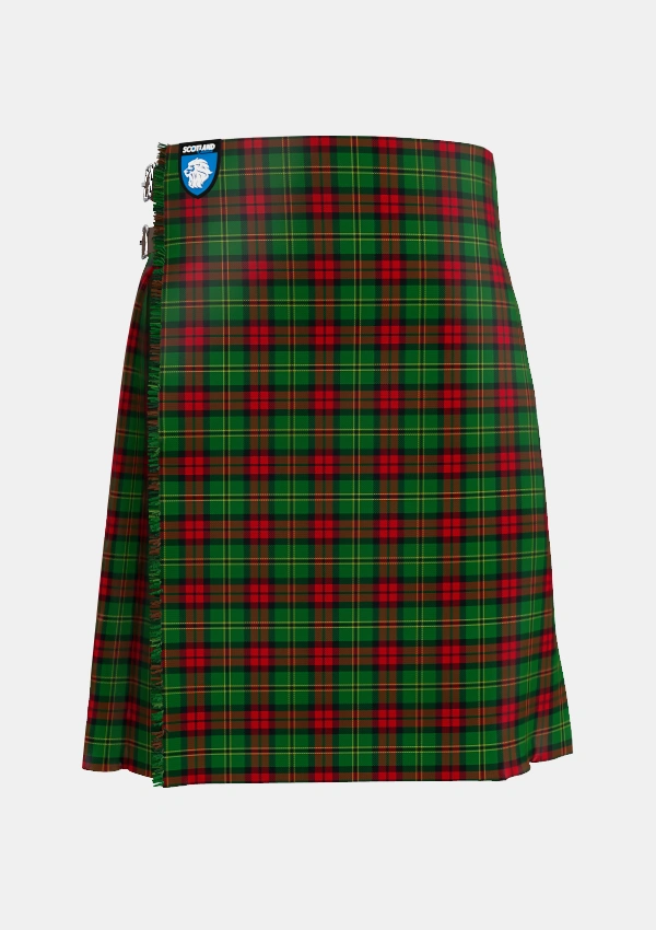 Traditional_Blackstock_Hunting_Tartan_1120_kilt_front_image_with_pleated_design_and_adjustable_buckles_for_men