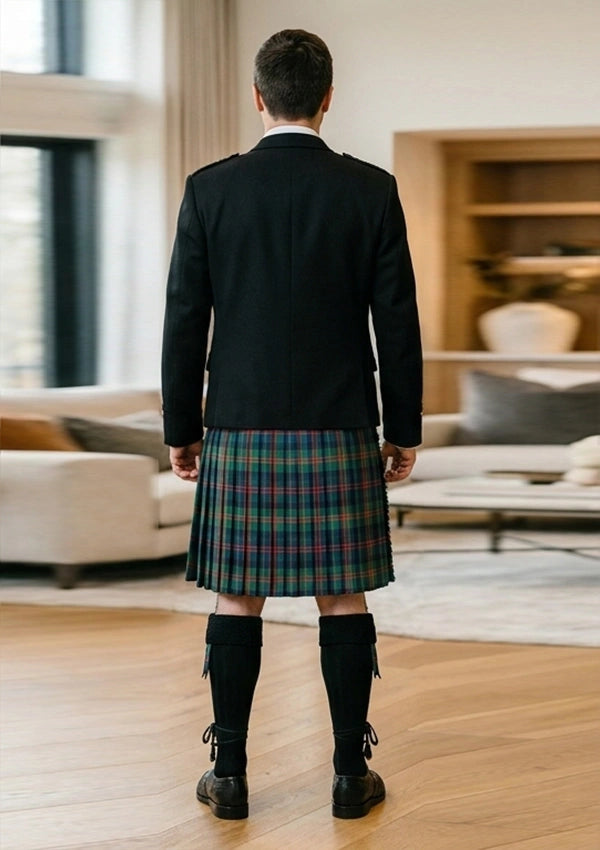 Traditional_Blair_tartan_Kilt_and_Argyle_Jacket_Kilt_Outfit_back_image