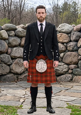 Traditional_Bonnie_Prince_Charlie_Tartan_Kilt_and_Argyle_Jacket_Kilt_Outfit_front_image