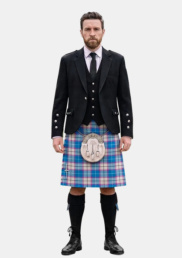 Traditional_Bonnie_Sky_Tartan_13255_Kilt_and_Argyle_Jacket_Kilt_Outfits_front_image