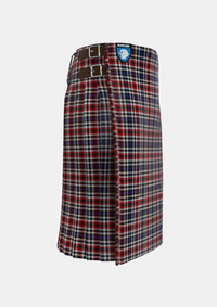 Traditional_Border_Bell_Tartan_kilt_right_image_with_pleated_design_and_adjustable_buckles_for_men