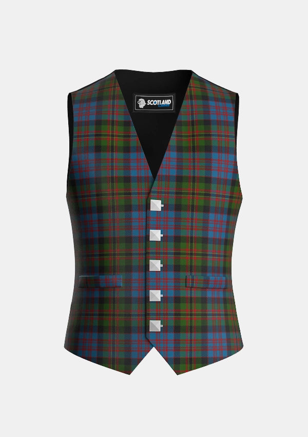 Traditional_Bowie_Black_Tartan_3716_Waistcoat_front_image