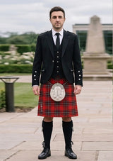 Traditional_Bradley_University_Tartan_11312_Kilt_and_Argyle_Jacket_Kilt_Outfit_front_image