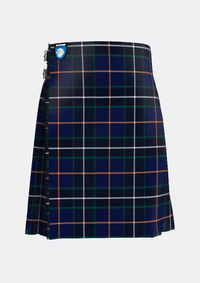 Traditional_Bro_Kerne_Tartan_kilt_front_image_with_pleated_design_and_adjustable_buckles_for_men