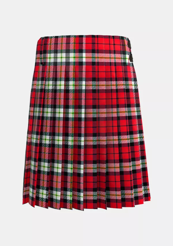 Traditional_Bro_Sant_Malou_Tartan_kilt_back_image_with_pleated_design_and_adjustable_buckles_for_men