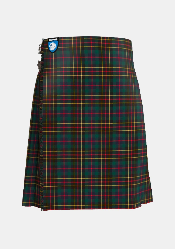 Traditional_Brodie_Hunting_Modern_Tartan_kilt_front_image_with_pleated_design_and_adjustable_buckles_for_men