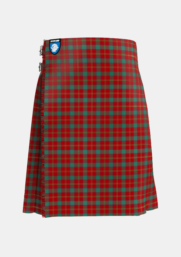 Traditional_Bronte_Tartan_6614_kilt_front_image_with_pleated_design_and_adjustable_buckles_for_men