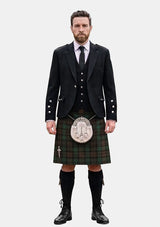 Traditional_Brown_Watch_Tartan_Kilt_and_Argyle_Jacket_Kilt_Outfits_front_image
