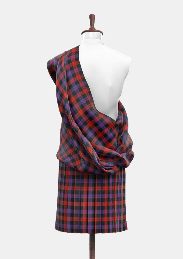 Traditional_Brown_tartan_432_Great_Kilt_back_image