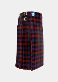 Traditional_Brown_tartan_right_image_with_pleated_design_and_adjustable_buckles_for_men