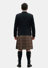 Traditional_Bruce_of_Kinnaird_Tartan_Kilt_and_Argyle_Jacket_Kilt_Outfits_back_image