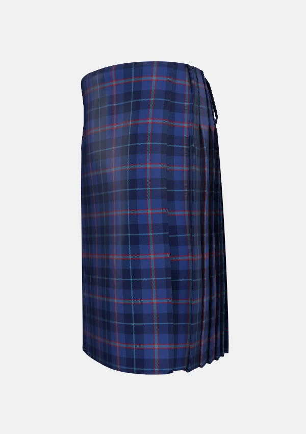 Traditional_Bryson_Tartan_kilt_2216_left_image_with_pleated_design_and_adjustable_buckles_for_men