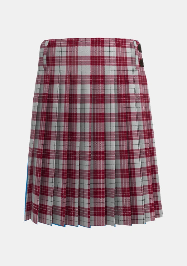 Traditional_Buchanan_1842_Official_Tartan_1261_kilt_back_image_with_pleated_design_and_adjustable_buckles_for_men