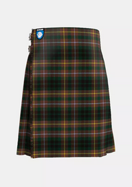 Traditional_Buchanan_Hunting_Modern_Tartan_kilt_front_image_with_pleated_design_and_adjustable_buckles_for_men