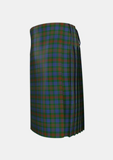 Traditional_Buchanan_Hunting_Official_Tartan_604_kilt_left_image_with_pleated_design_and_adjustable_buckles_for_men