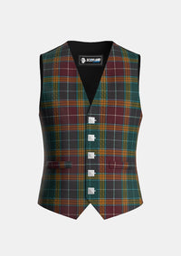 Traditional_Buchanan_Muted_Tartan_Waistcoat_front_image