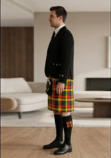 Traditional_Buchanan_tartan_Kilt_and_Argyle_Jacket_Kilt_Outfit_left_image