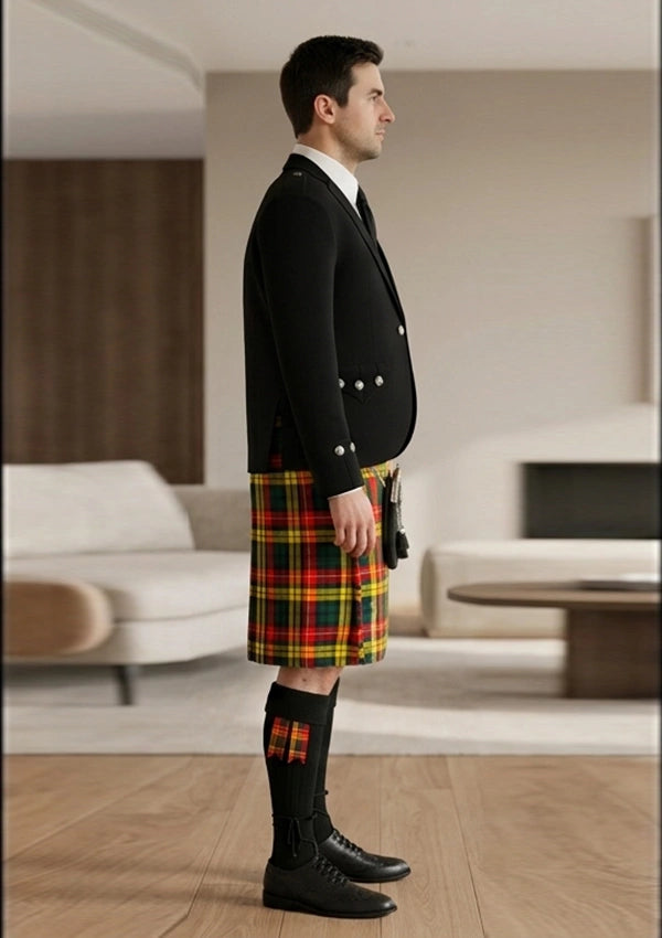 Traditional_Buchanan_tartan_Kilt_and_Argyle_Jacket_Kilt_Outfit_right_image