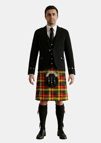 Traditional_Buchanan_tartan_Kilt_and_Argyle_Jacket_Kilt_Outfits_front_image