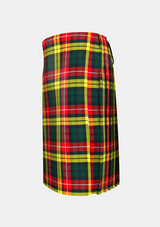 Traditional_Buchanan_tartan_left_image_with_pleated_design_and_adjustable_buckles_for_men