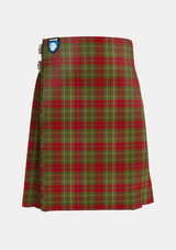 Traditional_Burnett_of_Powis_Modern_Personal_Tartan_3951_kilt_front_image_with_pleated_design_and_adjustable_buckles_for_men