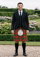 Traditional_Burnett_tartan_2355_Kilt_and_Argyle_Jacket_Kilt_Outfit_front_image