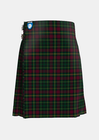 Traditional_Burns_Heritage_Tartan_kilt_4515_front_image_with_pleated_design_and_adjustable_buckles_for_men