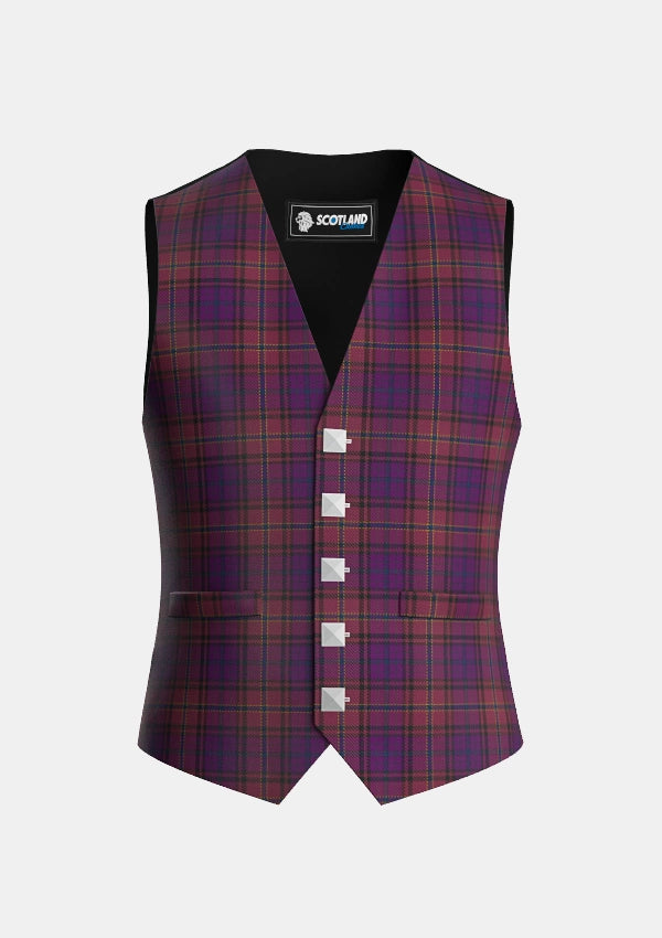 Traditional_Bute_Heather_Autumn_Tartan_6157_Waistcoat_front_image