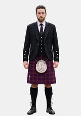 Traditional_Bute_Heather_Autumn_Tartan_Kilt_and_Argyle_Jacket_Kilt_Outfits_front_image