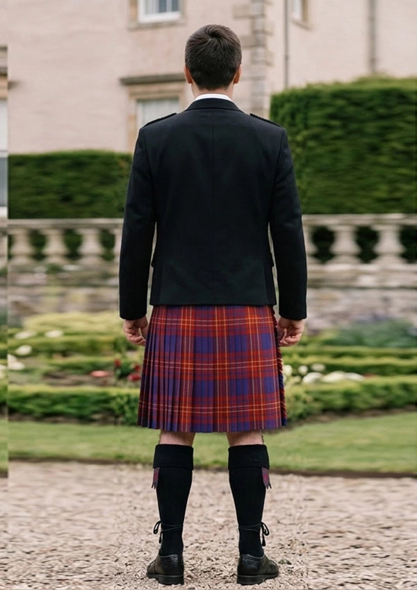 Traditional_Butler_tartan_4058_Kilt_and_Argyle_Jacket_Kilt_Outfit_back_image