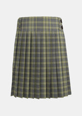 Traditional_Cairngorm_Tartan_kilt_1314_back_image_with_pleated_design_and_adjustable_buckles_for_men
