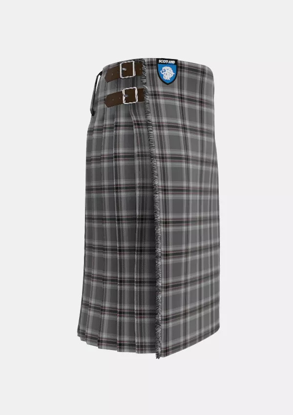 Traditional_Caledonian_Bloom_Tartan_11810_kilt_right_image_with_pleated_design_and_adjustable_buckles_for_men