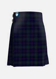 Traditional_Callaghan_Tartan_kilt_7299_front_image_with_pleated_design_and_adjustable_buckles_for_men