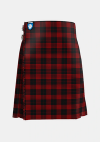 Traditional_Cameron_Black_Red_Tartan_1186_kilt_front_image_with_pleated_design_and_adjustable_buckles_for_men