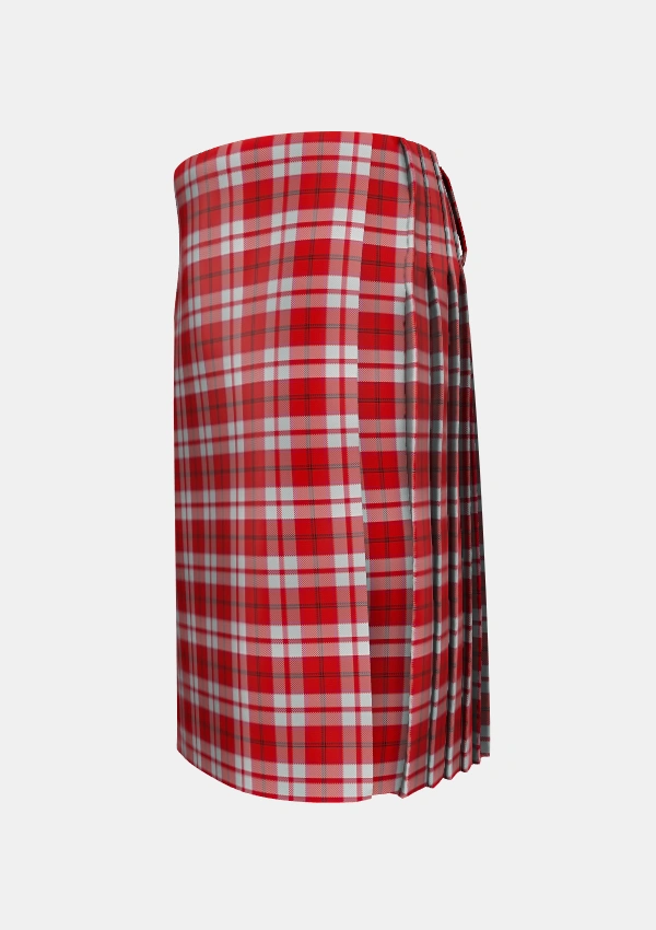 Traditional_Cameron_Hose_2_Tartan_1598_kilt_left_image_with_pleated_design_and_adjustable_buckles_for_men