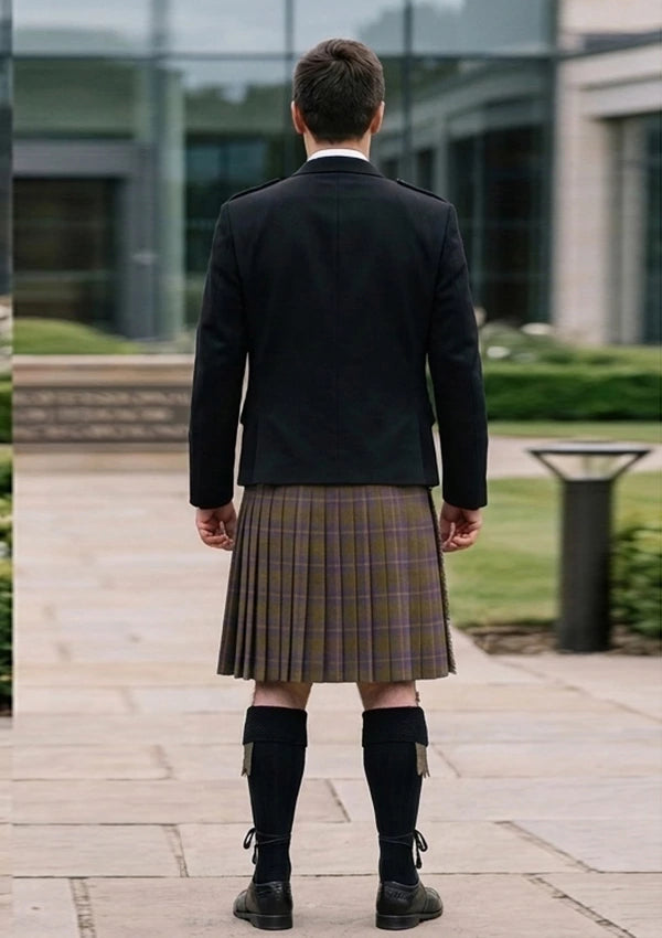 Traditional_Cameron_Of_Lochiel_Hunting_Tartan_Kilt_and_Argyle_Jacket_Kilt_Outfit_back_image