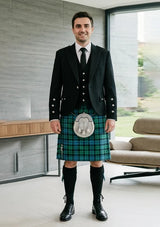 Traditional_Campbell_Ancient_Tartan_Kilt_and_Argyle_Jacket_Kilt_Outfit_front_image