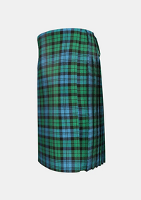 Traditional_Campbell_Ancient_Tartan_kilt_left_image_with_pleated_design_and_adjustable_buckles_for_men