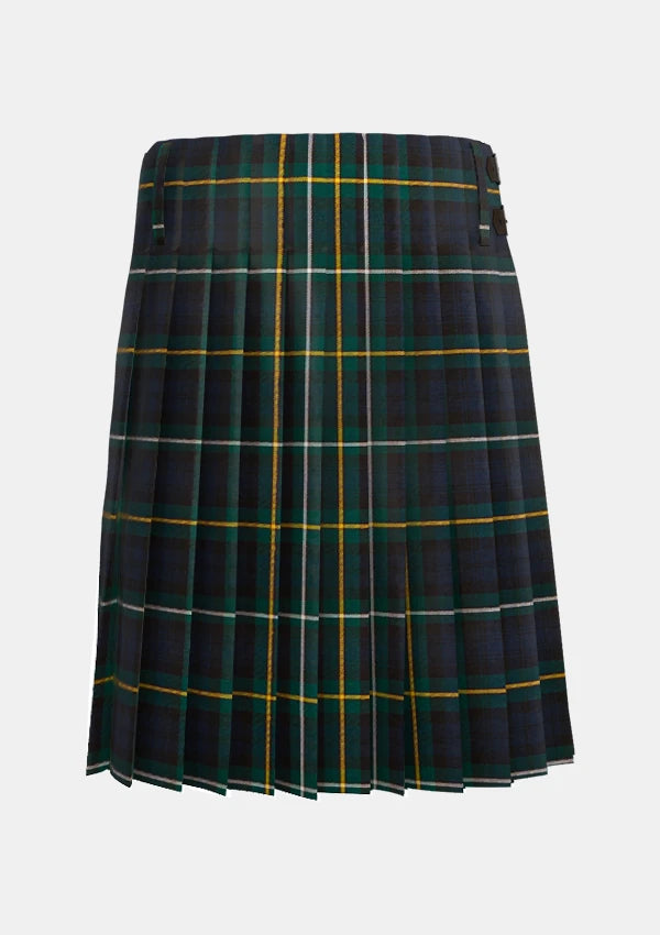 Traditional_Campbell_of_Argyll_Modern_Tartan_kilt_back_image_with_pleated_design_and_adjustable_buckles_for_men