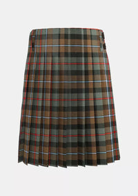 Traditional_Campbell_of_Cawdor_Weathered_Tartan_kilt_back_image_with_pleated_design_and_adjustable_buckles_for_men