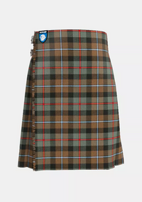 Traditional_Campbell_of_Cawdor_Weathered_Tartan_kilt_front_image_with_pleated_design_and_adjustable_buckles_for_men