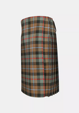 Traditional_Campbell_of_Cawdor_Weathered_Tartan_kilt_left_image_with_pleated_design_and_adjustable_buckles_for_men
