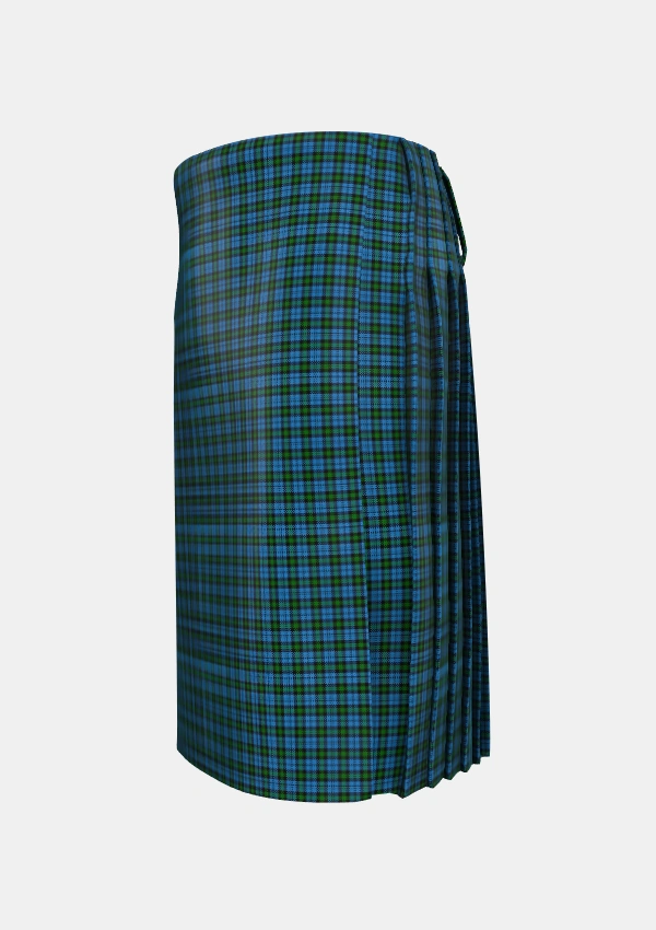 Traditional_Campbell_of_Glenlyon_Tartan_14_kilt_left_image_with_pleated_design_and_adjustable_buckles_for_men