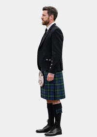 Traditional_Campbell_of_Loudoun_Tartan_4436_Kilt_and_Argyle_Jacket_Kilt_Outfits_left_image