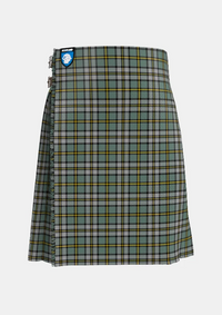 Traditional_Cape_Breton_Tartan_kilt_front_image_with_pleated_design_and_adjustable_buckles_for_men