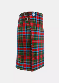 Traditional_Carolina_State_Tartan_kilt_right_image_with_pleated_design_and_adjustable_buckles_for_men